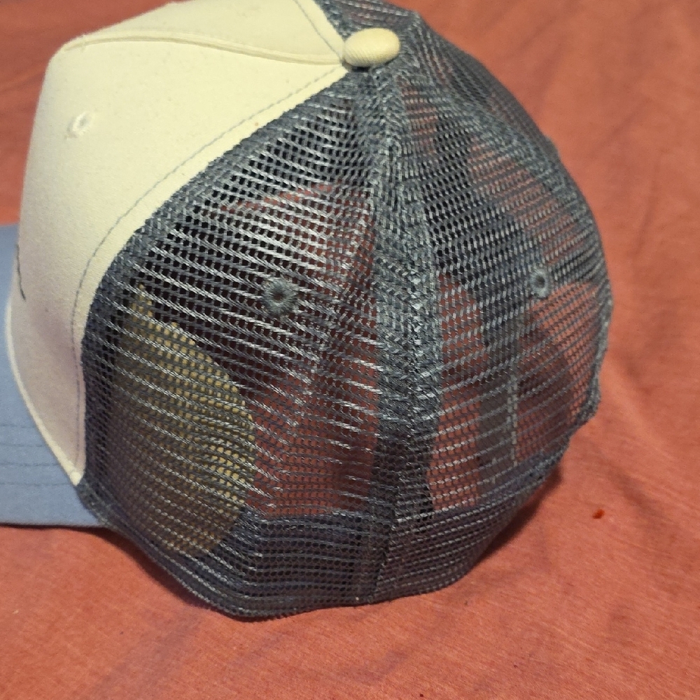 True Religion Cream and Blue Cap - Picture 2 of 5